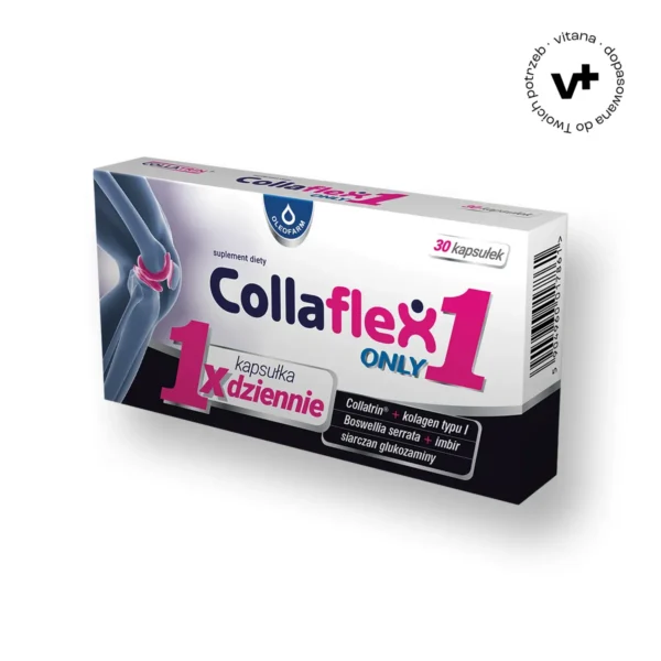 Collaflex Only 1, 30 kapsułek - suplement diety z hydrolizowanym kolagenem typu I i Collatrin® dla zdrowia stawów