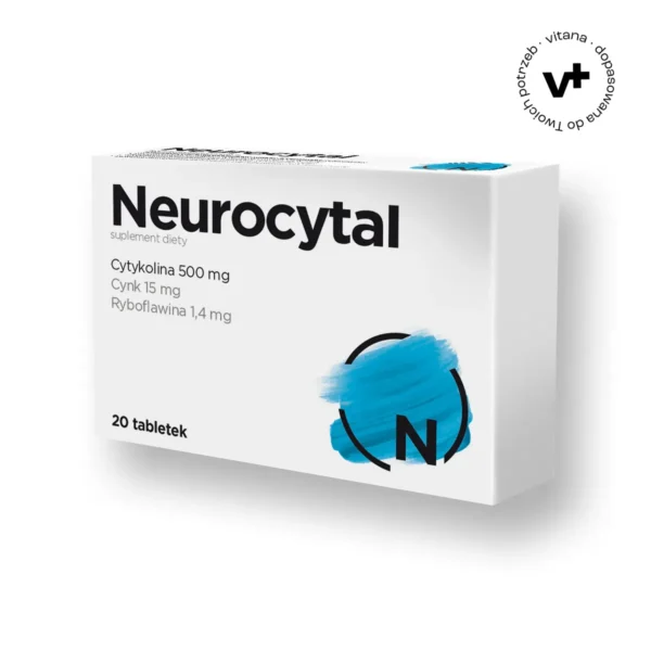 Neurocytal z 500 mg cytykoliny w tabletkach – wsparcie funkcji poznawczych i ochrony wzroku