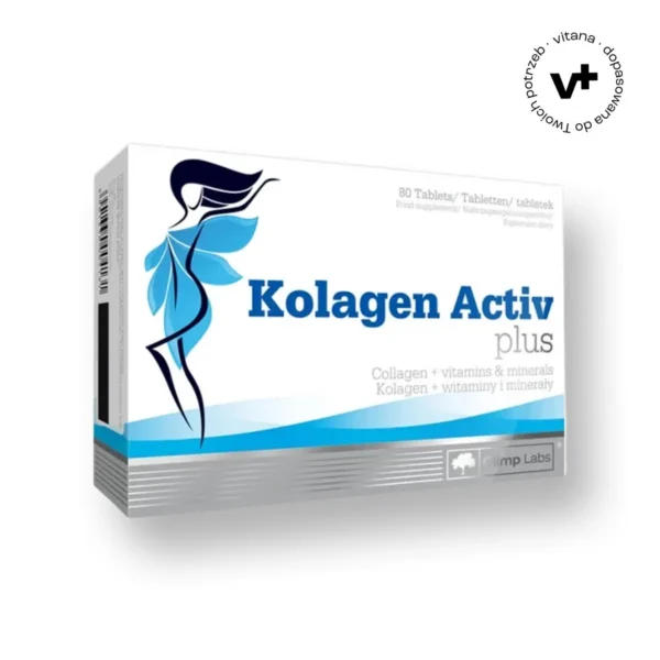 Kolagen Activ Plus Olimp - 80 tabletek, suplement diety wspierający zdrowie stawów i skóry