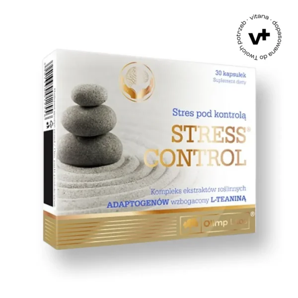 Olimp Stress Control, 30 kapsułek – suplement diety z adaptogenami wspierający radzenie sobie ze stresem