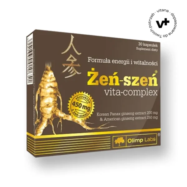 Olimp Żeń-Szeń Vita Complex, 30 kapsułek – suplement diety wspomagający witalność i koncentrację