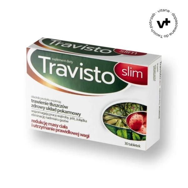 Travisto Slim - 30 tabletek wspomagających trawienie i kontrolę wagi