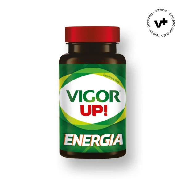 Vigor Up! Energia - suplement diety z kofeiną i witaminami z grupy B dla zwiększenia energii i koncentracji, 60 tabletek