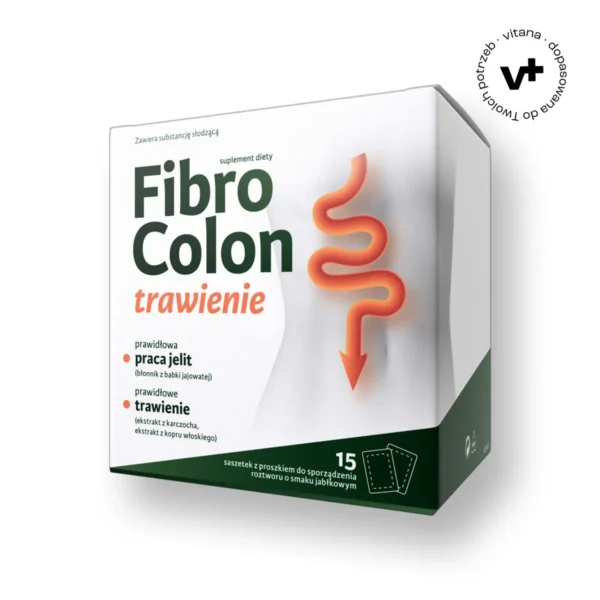Zdrovit FibroColon Trawienie - suplement diety w saszetkach wspierający prawidłową pracę jelit i trawienia